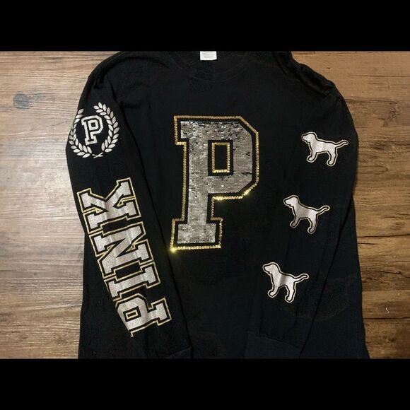 VS PINK BLING PUP SEQUINS OUTFIT SET M - Picture 9 of 13